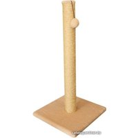 Когтеточка Cat House Столбик 75 (сизаль бежевый)