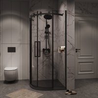 Душевой уголок Grossman Classic 100x100x195 301.K33.04.1010.21.00 (черный матовый/прозрачное стекло) в Лиде
