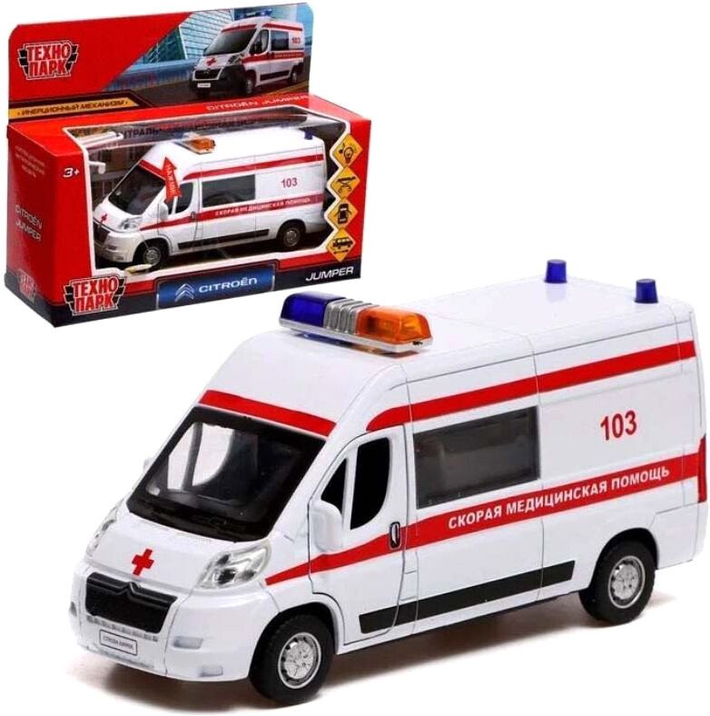

Микроавтобус Технопарк Citroen Jumper Скорая JUMPER-14SLAMB-STRWH