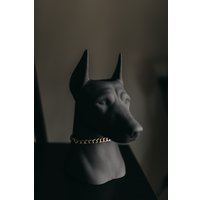 Кашпо К.РАМА Доберман (черный)