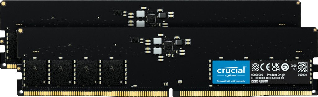 

Оперативная память Crucial 2x16ГБ DDR5 5600 МГц CT2K16G56C46U5