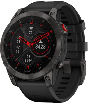 

Умные часы Garmin Epix Sapphire Gen 2 (черный титан/черный)