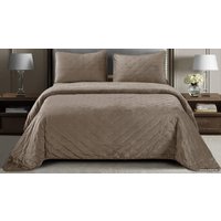 Набор текстиля для спальни Sofi De MarkO Иоланта 160х220 Пок-Ио-Кч-160х220 (капучино)