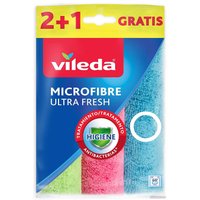 Салфетка хозяйственная Vileda Uitra Fresh микрофибра (2+1 шт)