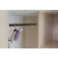 Кровать-чердак Красная звезда Р440 Капризун 5 со шкафом 180x80 (дуб млечный)