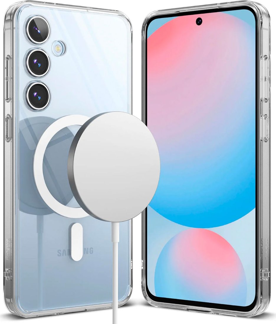 

Чехол для телефона Ringke Fusion Magnetic для Galaxy S24 Fe Clear