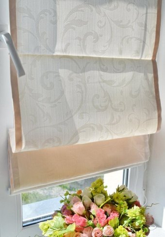 Римская штора Delfa Макси Fantezi СШД-02М-214/003 (160x160, молочный)