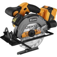 Дисковая (циркулярная) пила Deko DKCS20Q1Y (с 1-им АКБ)