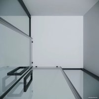 Душевой уголок Grossman Cosmo 80x80x195 300.K33.02.8080.21.00 (черный матовый/прозрачное стекло)