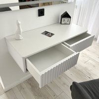 Туалетный столик без зеркала Shtabe Royal 5010 эко (белый)