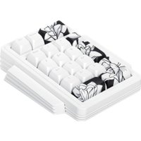 Клавиатура Dark Project KD87A+Numpad (G3ms Moonstone Switch, белый)