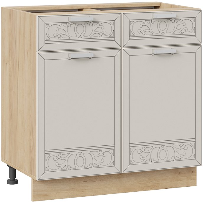 

Шкаф напольный Трия Долорес 1Н8Я1 (дуб крафт золотой/кремовый)