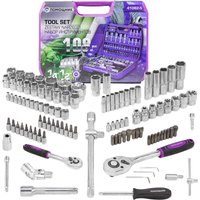 Набор трещотка с головками и битами Помощник 41082-5 (108 предметов)