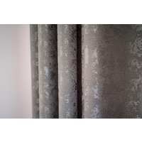 Комплект штор Decoretto Штукатурка серое небо ШСН-K9 1.63x2.6 м (серый/голубой, 2 шт)