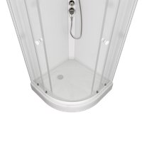 Душевая кабина Saniteco SNT CL-90 90х90 (белый/прозрачное стекло)