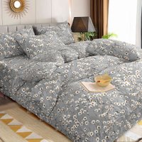 Евро комплект постельного белья Царство сновидений Ромашки Евро 150-0383