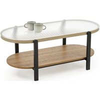 Журнальный столик Halmar Kamala (натуральный/черный)