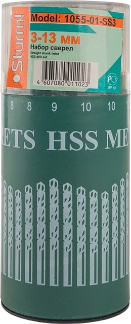

Набор сверл Sturm 1055-01-SS3 (16 предметов)