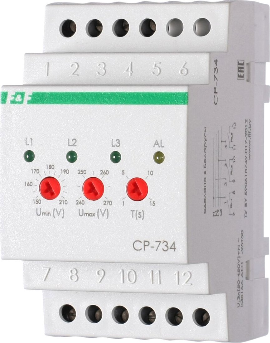 

Реле напряжения Евроавтоматика F&F CP-734 EA04.009.007