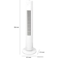 Колонный вентилятор Clatronic TVL 3770 (белый)
