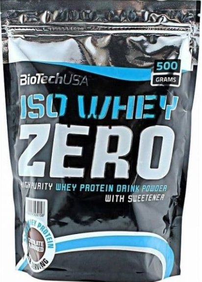 

Протеин сывороточный (изолят) BioTech USA Iso Whey Zero (ваниль, 500 г)