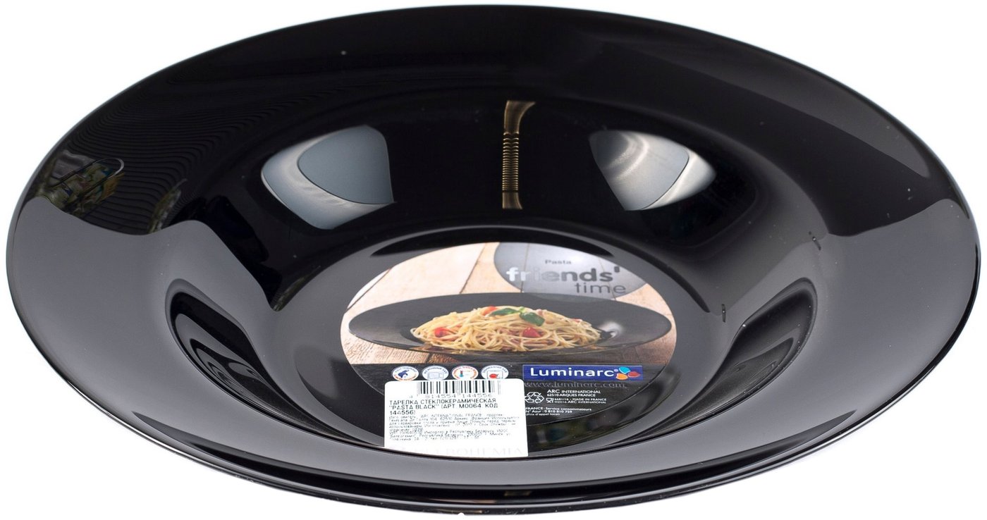 

Тарелка обеденная Luminarc Pasta Black M0064