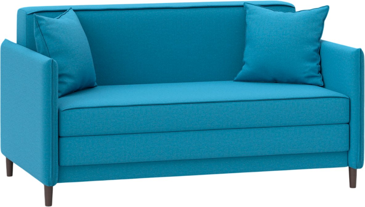 

Диван Лига диванов Brief 130996 (рогожка амур 10 голубой)