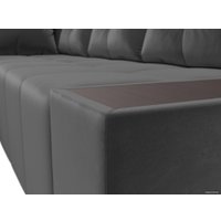 Угловой диван Mebelico Амадэус 109686 (левый, велюр, серый)