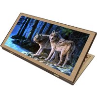 Шашки/нарды Partida Сирия. Волки в лесу rasvolforest60