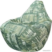 Кресло-мешок Flagman Груша Макси Г2.7-36 City (зеленый)