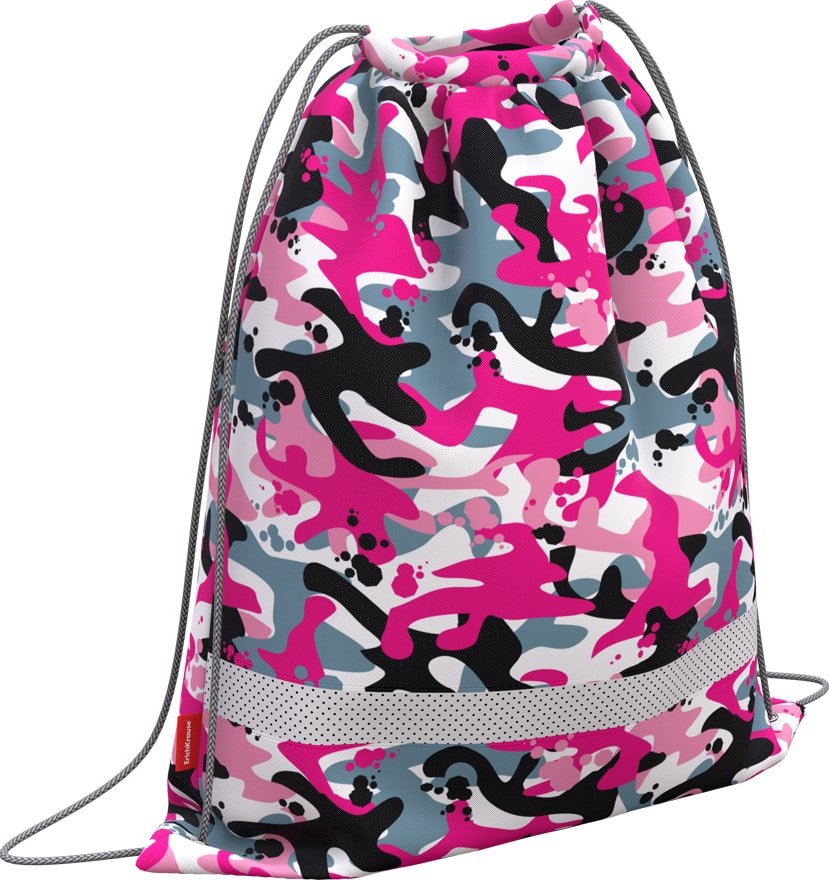 

Мешок для обуви Erich Krause 50x41 Pink Camo 52164
