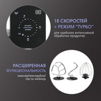 Кухонная машина Zigmund & Shtain De Luxe ZKM-895