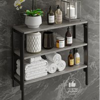 Стол-трансформер Макс Стайл F186 ST9 3 полки (Egger бетон чикаго светло-серый F186 ST9)