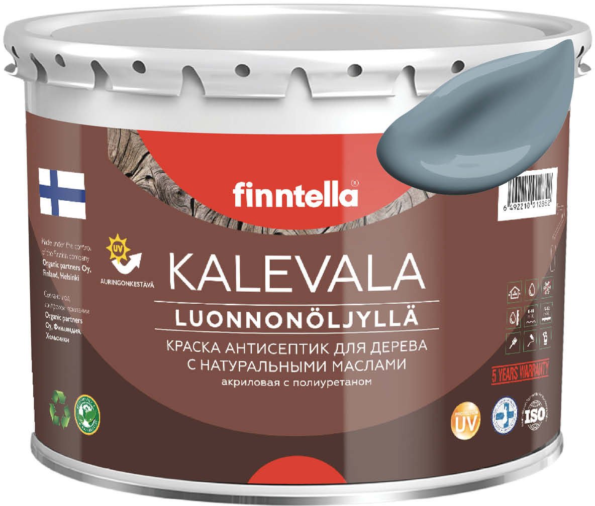 

Краска Finntella Kalevala Harmaa F-13-1-3-FL005 2.7 л (голубой/серый)