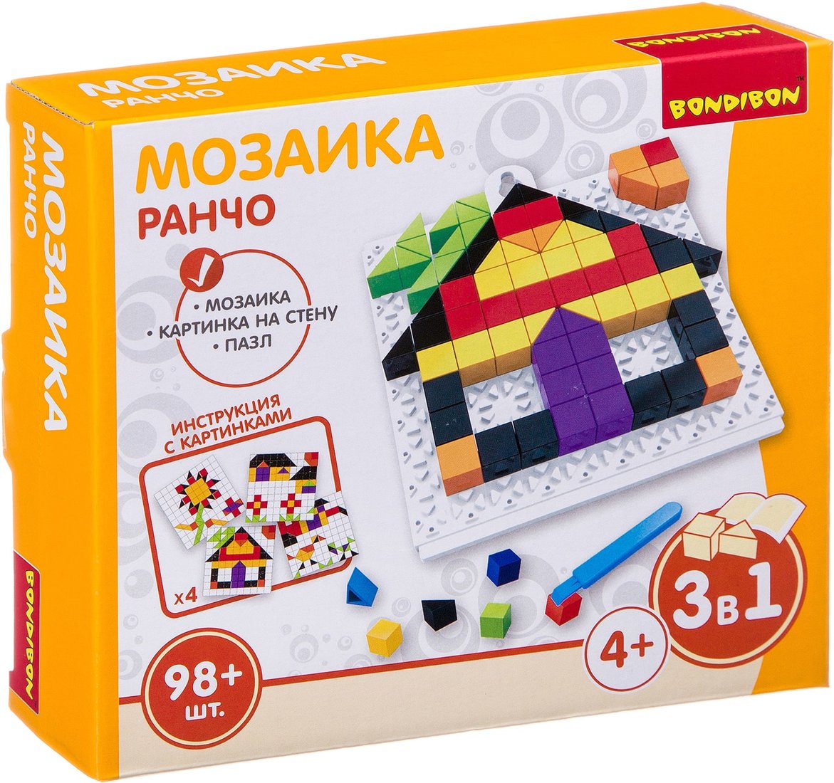 

Мозаика/пазл Bondibon Мозаика Ранчо ВВ3024