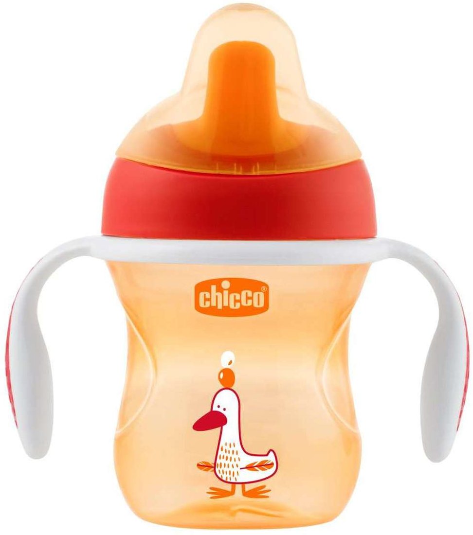 

Поильник Chicco Training Cup 340728533 (200мл, красный/зеленый)