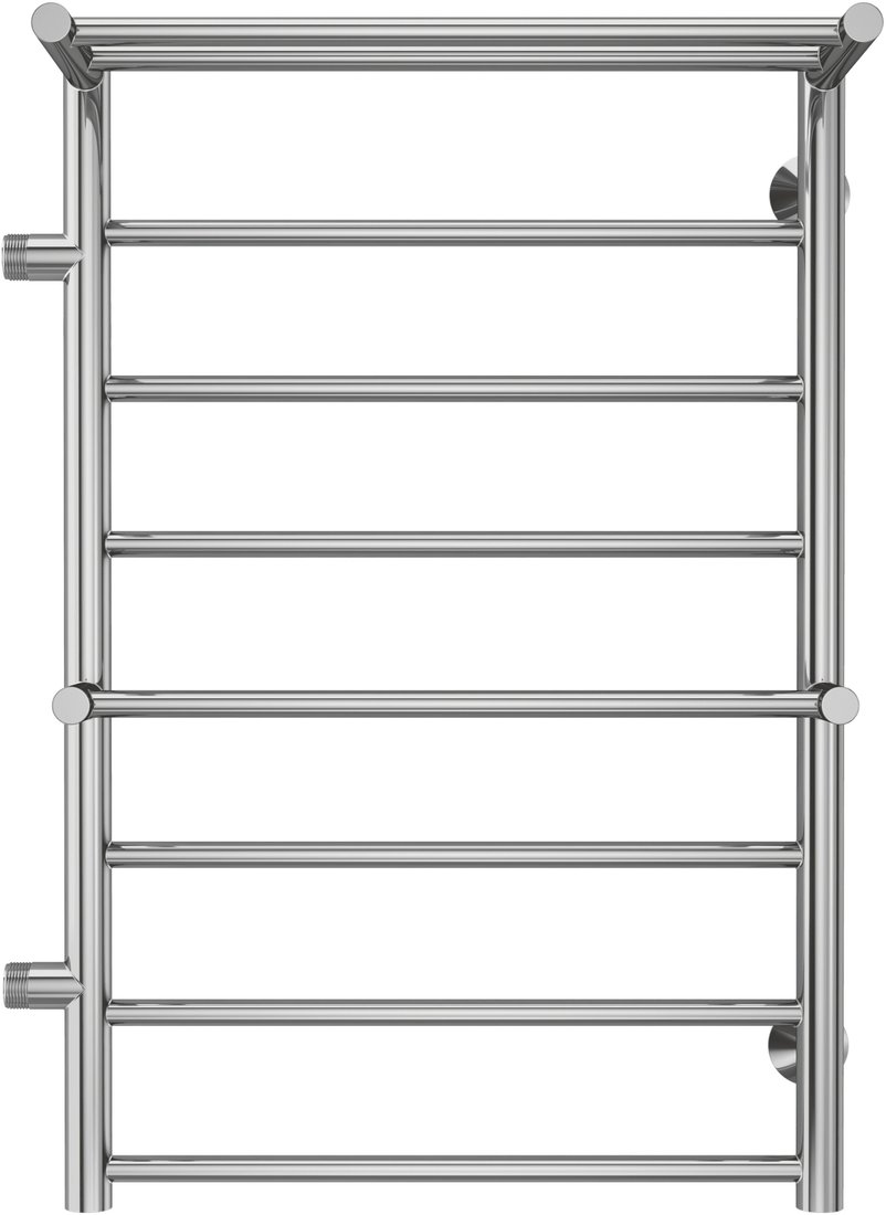

Полотенцесушитель TERMINUS Аврора П8 500х800 (с 2 полками и боковым подключением 500 слева)