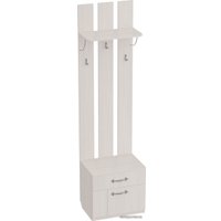 Вешалка для одежды Мебельград Элана 55x40x208.4 (бодега белая)