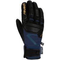 Горнолыжные перчатки Reusch Pro Rc 6201110-7470 (р-р 9.5, Black/Dress Blue/Gold) в Мозыре