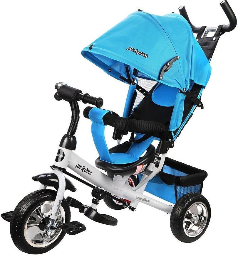 

Детский велосипед Moby Kids Comfort 10x8 EVA (голубой)