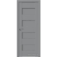 Межкомнатная дверь ProfilDoors 45U L 90x200 (манхэттен/мателюкс дождь черный)