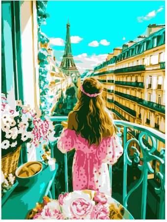 Картина по номерам Lori В городе мечты Кпн-265