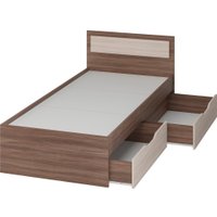 Кровать Тащи в дом Гармония КР608 90х200 (ясень-шимо/светлый/темный)