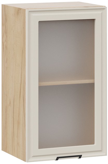 

Шкаф навесной Трия Белладжио 1В4С (дуб крафт золотой/софт панакота)