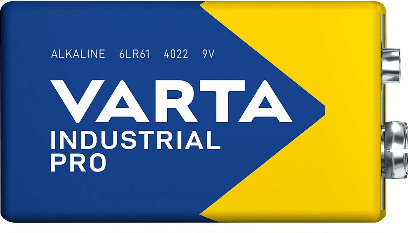 Батарейка Varta Industrial 9V/6LR61 Alkaline 9V 4022 211 501