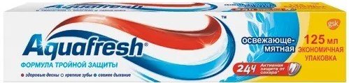 

Зубная паста Aquafresh Fresh&Minty Освежающе-Мятная 125 мл
