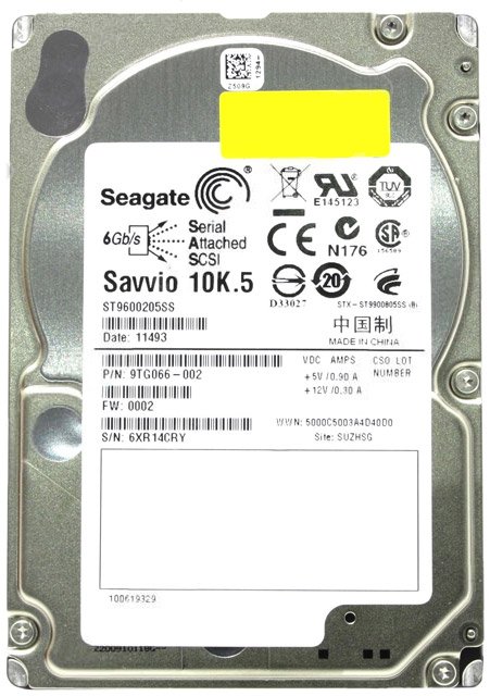 

Жесткий диск Seagate Savvio 10K.5 600GB ST9600205SS