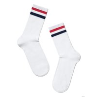 Носки Conte Elegant Active с яркими полосками 19С-65СП (р. 36-37, белый-красный 157)