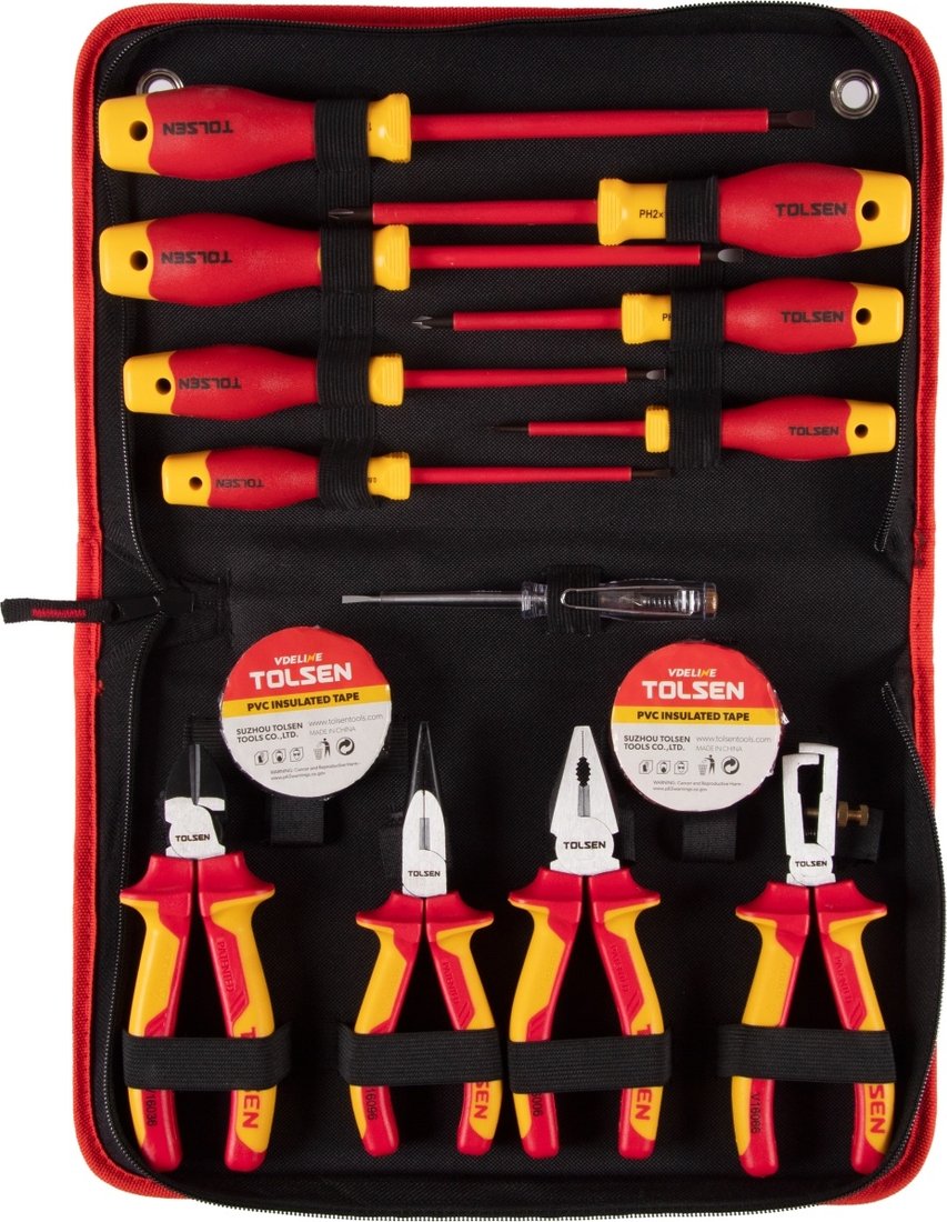 

Универсальный набор инструментов Tolsen TTV80114 (14 предметов)