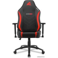Игровое (геймерское) кресло Sharkoon Skiller SGS20 SGS20-F-BK/RD (черный/красный)